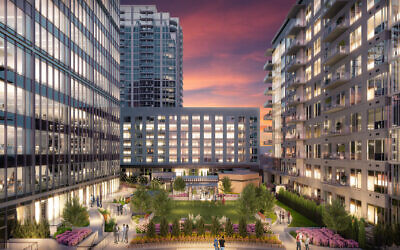 The Sky Plaza is one of the amenities of the Selig property at 1105 West Peachtree.