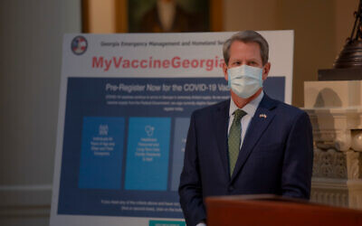 “I believe that we have done more than most any state to protect those who are most vulnerable to COVID-19," Gov. Brian Kemp said March 3.