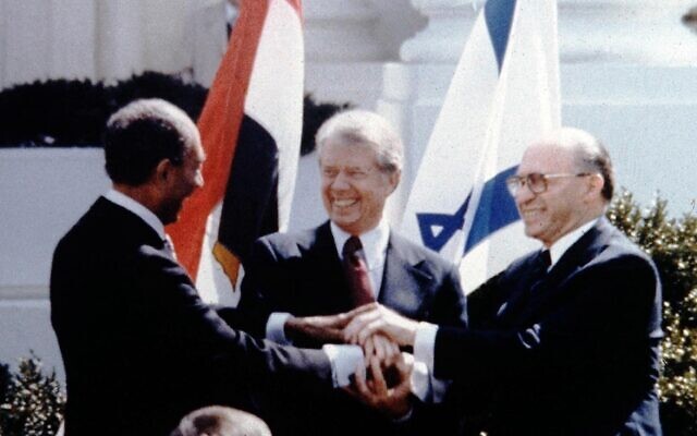 Former President Jimmy Carter called the Camp David Accords “one of the proudest moments of my presidency.”