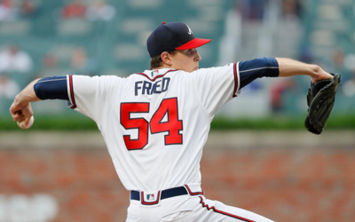 Photo by Kevin C. Cox/Getty Images //
Max Fried pitches for the Atlanta Braves.