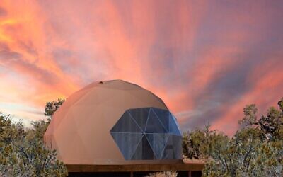 Guests can marvel at the pink sky in a Grand Canyon dome.