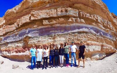 Cheri Scheff Levitan visited Makhtesh Ramon with her tour group.