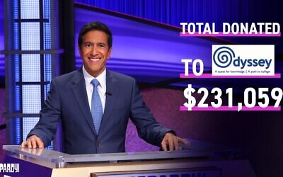 Hosting Jeopardy! Dr. Sanjay Gupta chose Odyssey as his featured charity and donated $231,059.