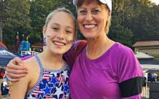 Grace Bunke and her mother Vicki, who is Swimming Across America in her daughter’s honor.