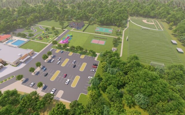 Rendering of the Bunzl Sports Fields and Leven Field.