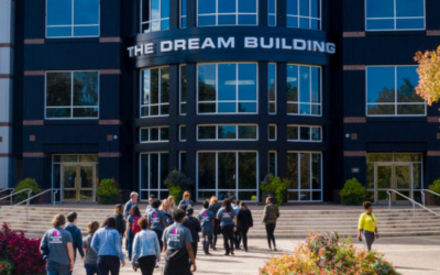Headquarters of the 330-acre Tyler Perry Studios in South Atlanta is named The Dream Building.