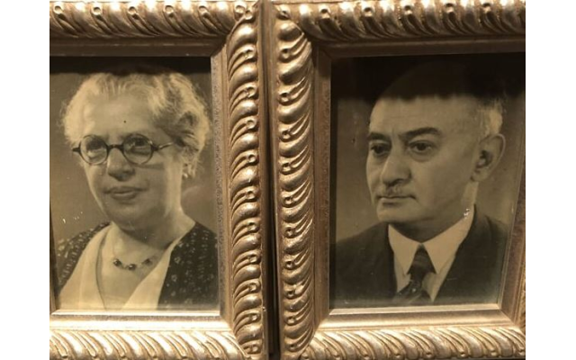 Allen’s great-grandparents, Blanka and Max Hartstein, who were killed in the Holocaust.