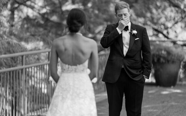 Sam meets his bride. //Photo by Carter Rose Weddings