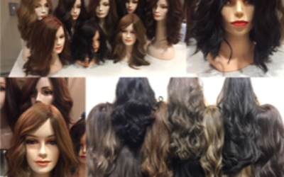 Green offers clients a variety of wigs: synthetic, real hair and various blends.