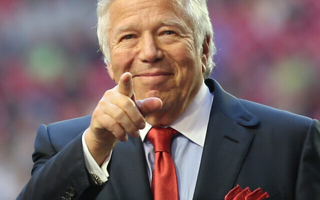 Robert Kraft had his most aggressive off-season this past March, and the results have spoken for themselves. His team is now one of the favorites to win Super Bowl LVI. // credit: New England Patriots