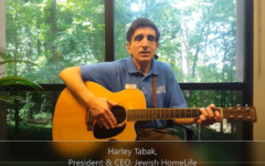 Tabak is known as the “singing CEO” because of the traditional Jewish songs and American folk classics that he performs for residents.