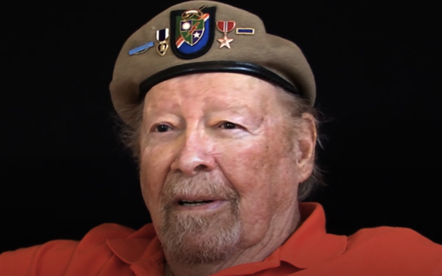 Stanley Sasine reminisced about his combat experiences during World War II on the website Witness to War.