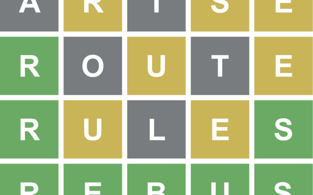 Wordle gives players six tries to guess a five-letter word, with feedback for each guess in the form of colored tiles.