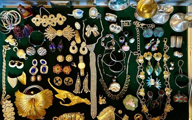 Jewelry from an in-home estate sale hosted by Peachtree Battle Estate Sales.