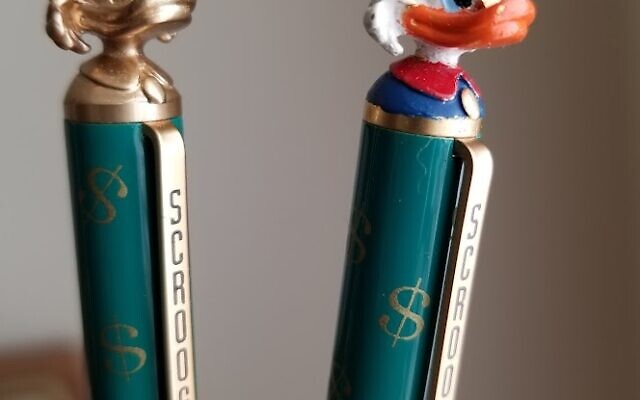 Scrooge McDuck pens.