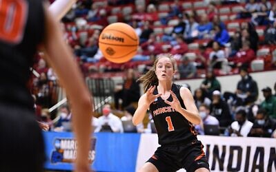 After having her collegiate career interrupted twice, Princeton senior Abby Meyers emerged this past season as arguably the most dominant offensive player in Ivy League basketball. (Kyle Franko/ Trentonian Photos)