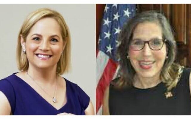 (From left) Democrat Esther Panitch and Republican Betsy Kramer