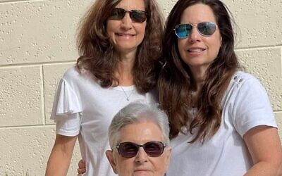 Nancy Kaufman enjoys time with sister Sally Rand and mom Alice Lewinson.