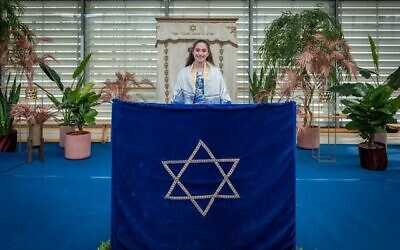 Chana Lipis was the first of 50 students from a Berlin Jewish day school to celebrate her bat mitzvah. The school was established partly by her parents, Mimi and Leo Lipis.