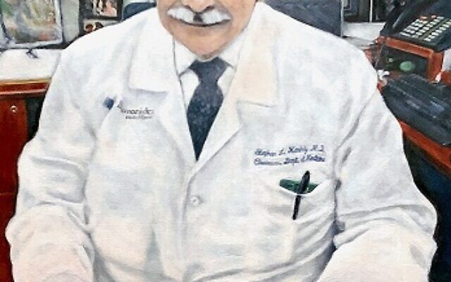 The Maimonides Medical Center in Brooklyn commissioned Anita to paint this portrait of their beloved Chair, Dr. Stephan Kamholz, who died of COVID while working at the hospital.