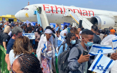 The first flight of Jews from Ethiopia arrived in Israel on June 1.