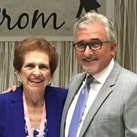 Rob Stearns with his beloved mother Barbara (Bubsie) Stearns, who passed away in 2021, seen here in better days at her senior living center’s prom in Sarasota.