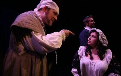 Rivka Levin played the role of Maria in the Shakespeare Tavern Playhouse’s production of “Twelfth Night” in 2009.