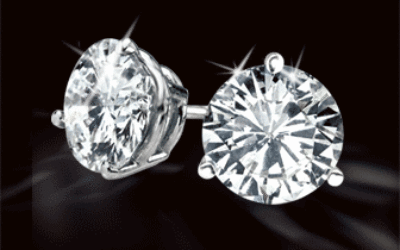 Diamond stud earrings are a popular and stunning gift.