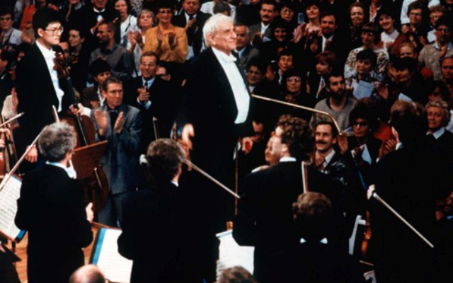 The film concludes with Bernstein’s 1989 concert in Berlin, after the fall of the Berlin Wall.