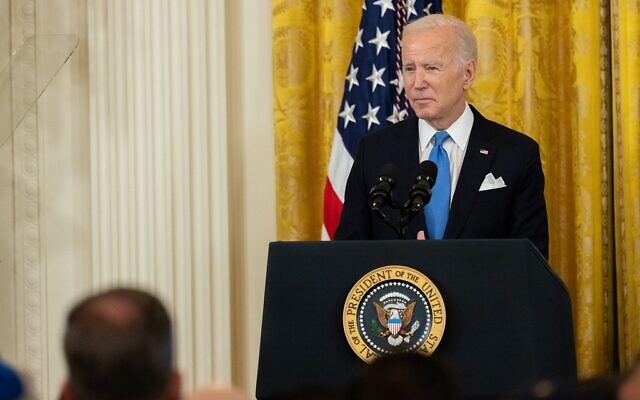 President Joe Biden vowed to combat antisemitism while speaking at a celebration of Rosh Hashanah held at the White House.