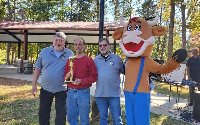 Rest in Meat, of Dressler’s Jewish Funeral Care, won second place in the Brisket category.