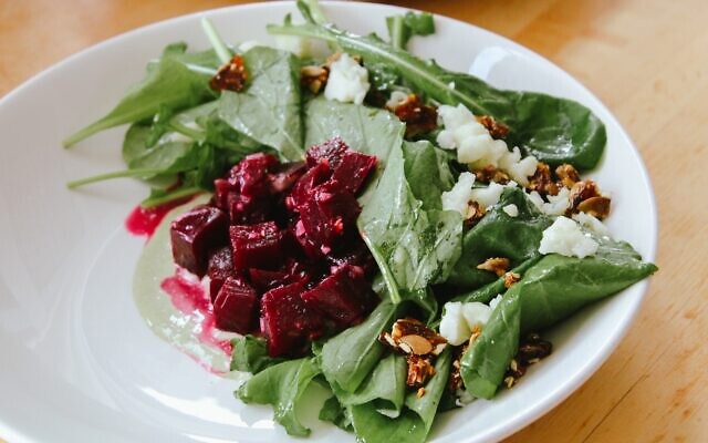 The Seed beet salad has seed brittle/candy and Green Goddess dressing with a hint of Thai herb vinaigrette.