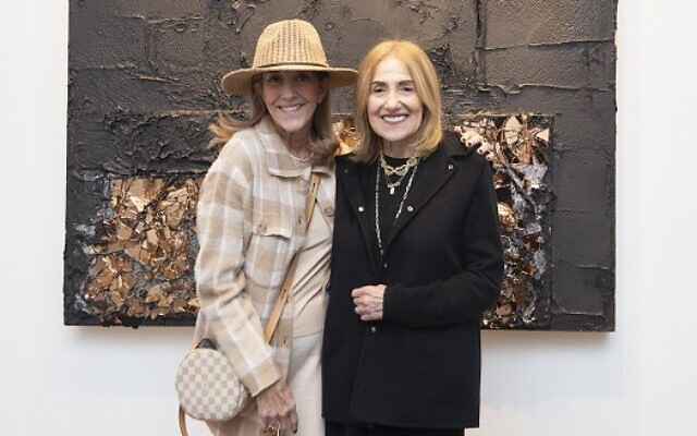 Amy Fisher and art consultant Fay Gold, whose gallery was originally in the Lowe Gallery space // Photo by Heidi Morton Photography