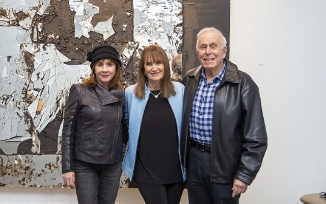 Community members and art enthusiasts gathered at the Bill Lowe Gallery to support artists Michael David and his exhibition // Photo by Heidi Morton Photography