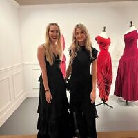 SCAD fundraising execs drove from Savannah to admire Gres’ designs in red tones.