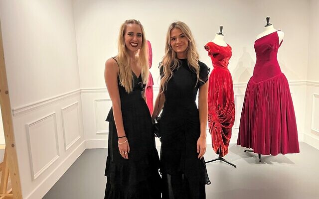 SCAD fundraising execs drove from Savannah to admire Gres’ designs in red tones.