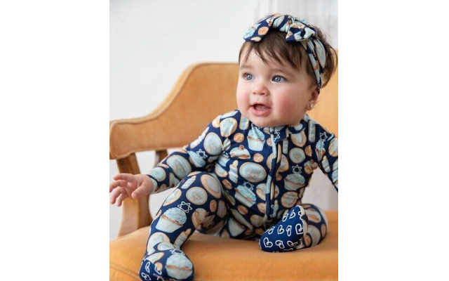 Lev Baby Chanukah pajamas