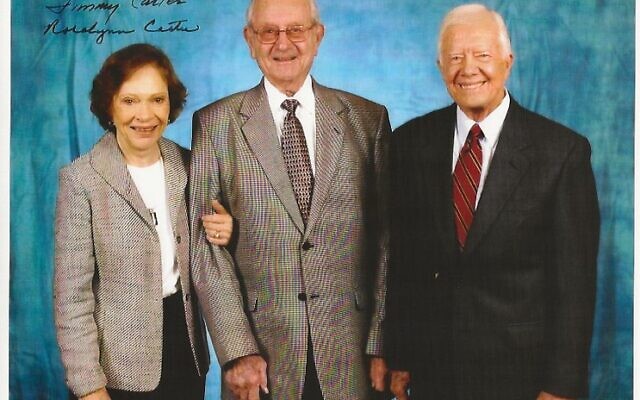 Rosalynn Carter, Robert Lipshutz, and Jimmy Carter (2006 photo) // Photo Courtesy of Robert Lipshutz