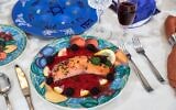 Blackberry & Lemon Dusted Poached Patagonian Salmon // Photo Courtesy of Farmers & Fishermen Purveyors