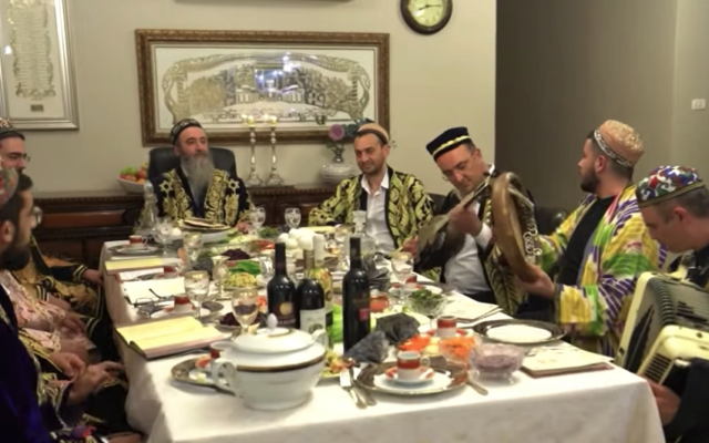 A Bukharen seder can include traditional musical instruments.
