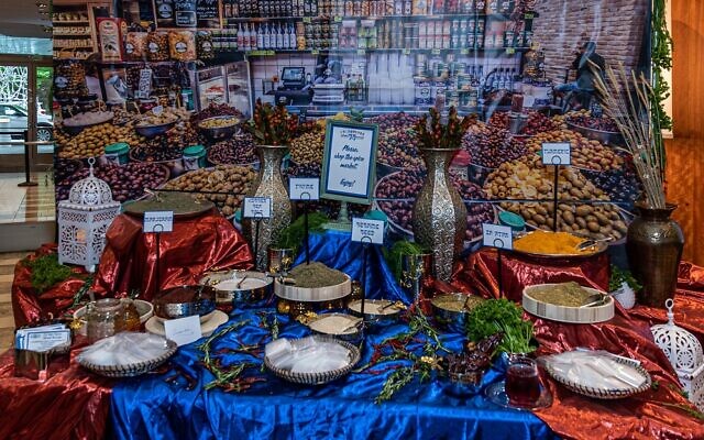 Guests were invited to sample and take home a selection of spices // Photo by Howard Mendel