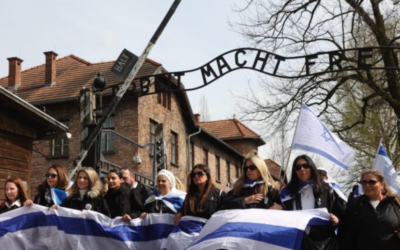 March of the Living this year on April 18 attracted 10,000 to the Auschwitz death camp.