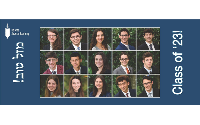 Atlanta Jewish Academy's graduating class of 2023