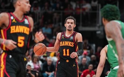 While questions about his future in Atlanta persist, point guard Trae Young’s moments of brilliance in the latter part of the first-round series reminded fans of his superstar potential // Photo Courtesy of Atlanta Hawks