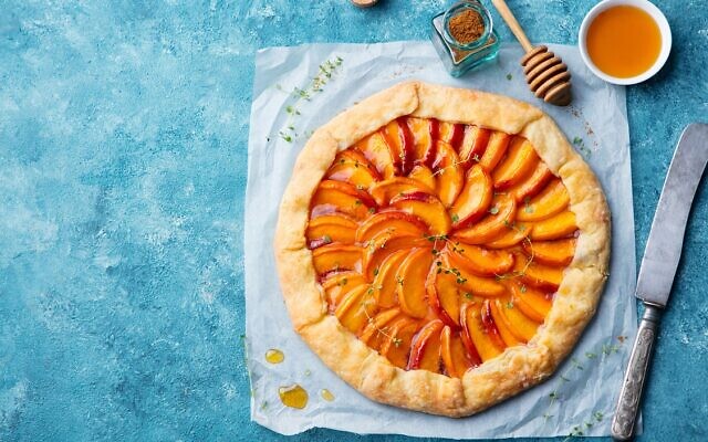 Gluten-Free Puff Pastry Peach Galette  // Photo Credit: Anna Pustynnikova