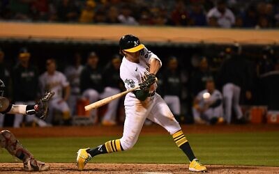 In just his brief time in the majors, Oakland’s Zack Gelof has established himself as one of the most productive rookie hitters in the American League // Photo Credit: Oakland A’s