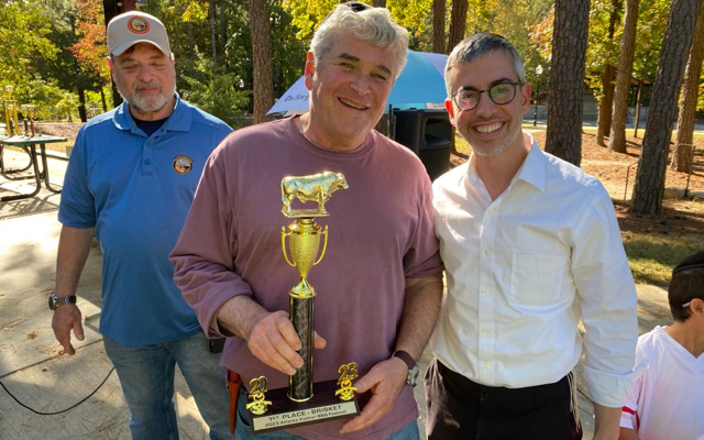 8th Day BBQ, representing Congregation Kesher Torah, took home first place in the Beef Brisket category //  Photo Credit: Kesher Torah Atlanta