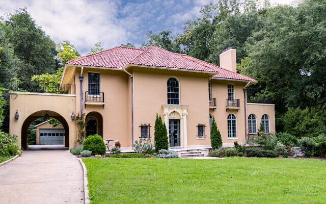 The Mediterranean stucco Glezer home was built in 1924 and will soon undergo a major renovation. 