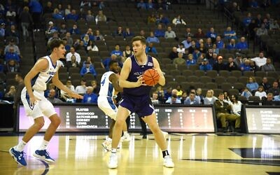 Holy Cross senior forward Michael Rabinovitch is one of the acclaimed Jesuit school’s very few Jewish student-athletes in its decades-long history // Photo Credit: Holy Cross Athletics