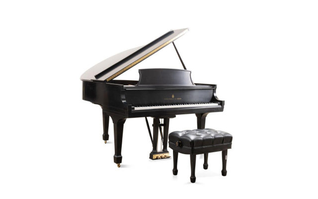 Steinway piano: A 1927 Model M Steinway ebony baby grand piano was the top achiever of the two days. It featured the maker’s mark and serial number (#559154) to the metal plate ($27,225).